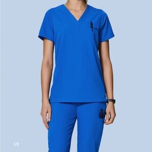 Mandala Royal Blue Scrubs